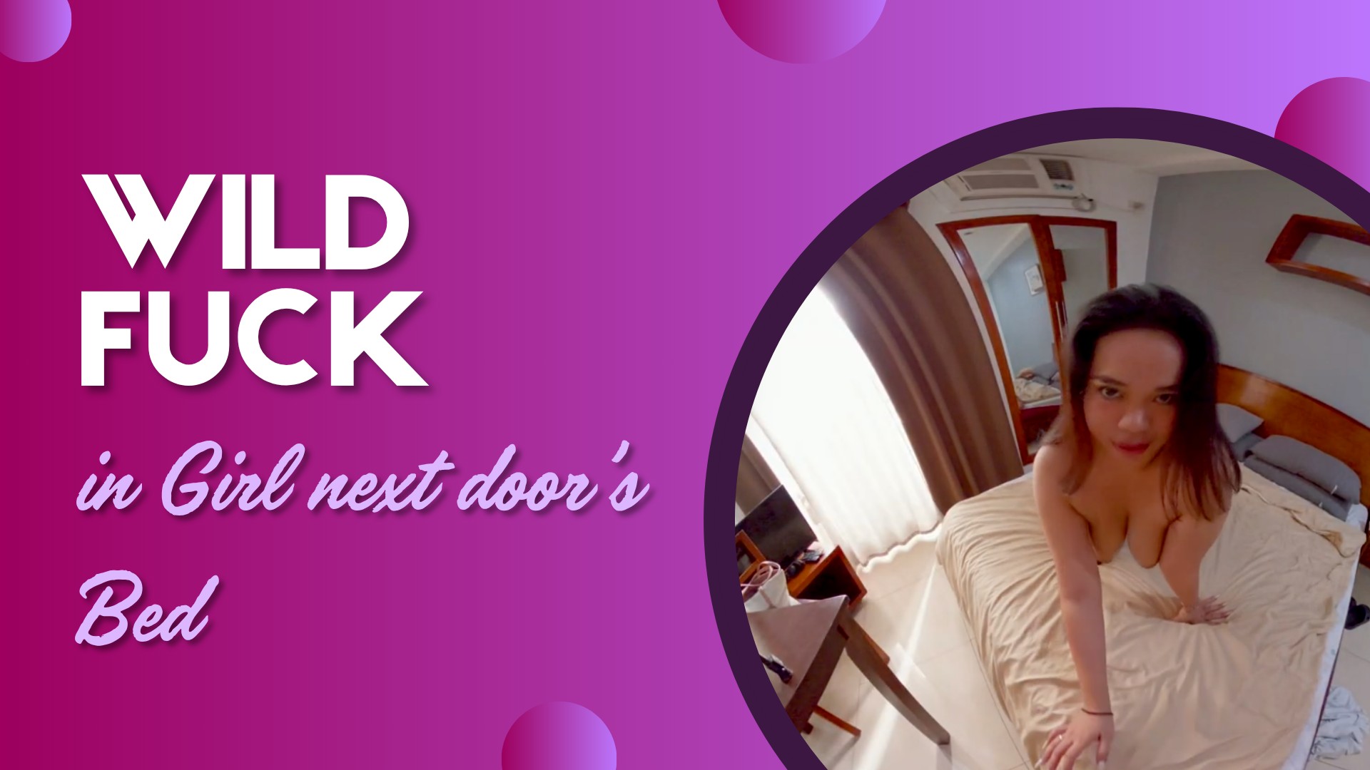 Wild Fuck in Girl Next Door's Bed